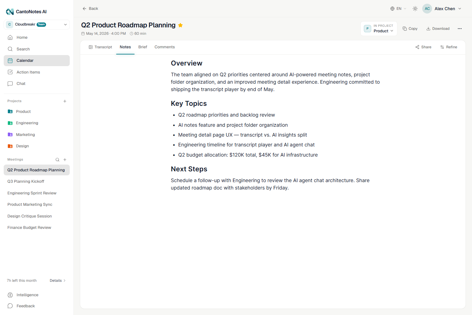 In the product: Focus on asking. Score after.